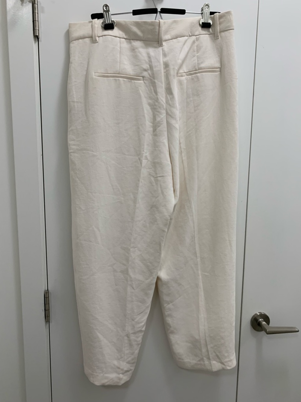 Wilfred Cream Pleated Wide-Leg Trousers - Picture 2 of 9